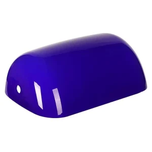 Abat Jour Bleu Lampe de Banquier