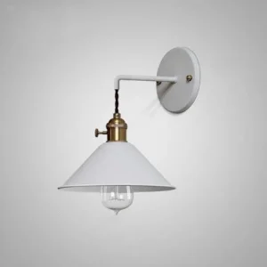 Applique Murale Industrielle Chambre - Blanche