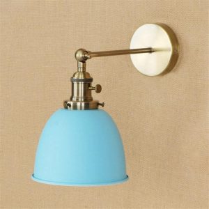 Applique Murale Industrielle - Bleu