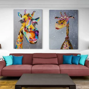 Tableau Les Jolies Girafes